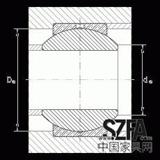 關(guān)節(jié)軸承 GE10-PB, 根據(jù) DIN ISO 12 240-1 標(biāo)準(zhǔn)，尺寸系列 K，需維護(hù)