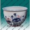 供應(yīng)景德鎮(zhèn)陶瓷大缸，鑫騰陶瓷大缸，手繪青花陶瓷魚(yú)缸