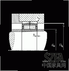 圓柱滾子軸承 F-800485.ZL-K-C5, 特殊軸承，浮動(dòng)軸承，雙列，錐孔，錐度1:12，可分離，帶保持架