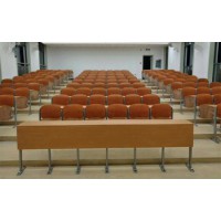 固定式連體培訓(xùn)桌椅，廣東佛山鴻美佳廠家定制培訓(xùn)室培訓(xùn)桌椅