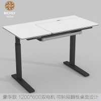 瑞奇麗電動(dòng)自動(dòng)升降桌站立式工作臺可升降辦公桌電腦桌智能書桌