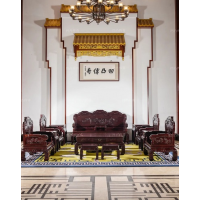 凹凸傳奇紅木紫檀精品 | 江山如意沙發(fā)，撐起家的貴氣和福氣！